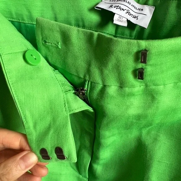 & Other Stories Green Pants in size 4 - Picture 13 of 16